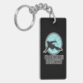 Kite Skiën voor Mannen & Vrouwen Ik liever Kite Sleutelhanger (Voorkant Links)