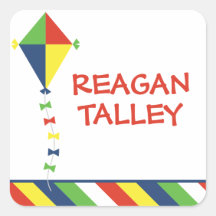 Kite Stripes - Aangepaste Stickers