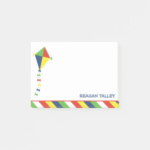 Kite Stripes gepersonaliseerd Post-IT Notitieblok Post-it® Notes