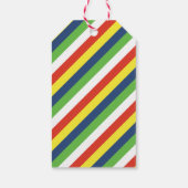 Kite Stripes Gepersonaliseerde Gift Labels Cadeaulabel (Achterkant)