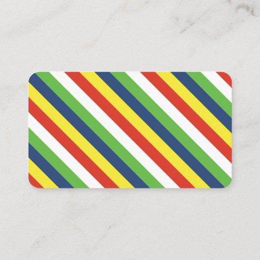 Kite Stripes Zakelijke of Contact Kaarten Visitekaartje (Achterkant)