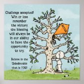 Kite Stuck in Tree Inspiration Poster (Voorkant)