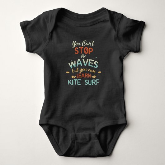 Kite Surf Kitesurfing Stop Waves Surf Windsurfing Romper (Voorkant)