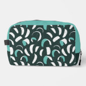 Kite Surfen Cool Blauw Persoonlijk Monogram Toilettasje (Voorkant)
