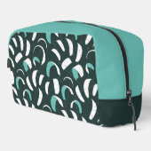Kite Surfen Cool Blauw Persoonlijk Monogram Toilettasje (Rechterhoek)