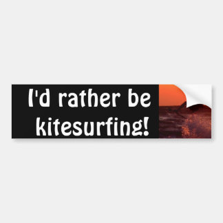 Kite Surfer Bumpersticker