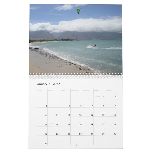 Kite Surfing 2009 Agenda Kalender (Jan 2027)