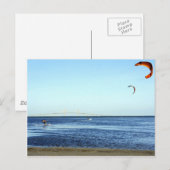 Kite Surfing Briefkaart (Voorkant / Achterkant)