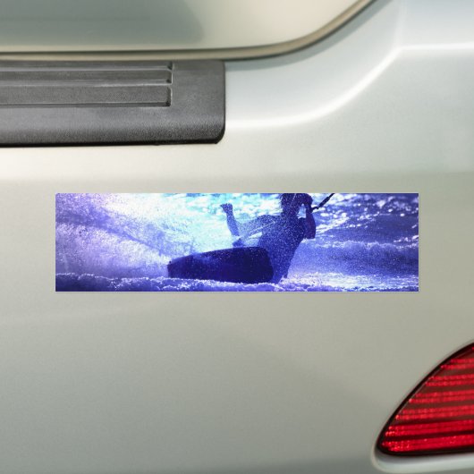 Kite Surfing Bumpersticker (Op auto)