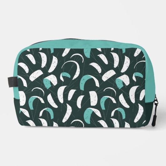 Kite Surfing Cool Blue Personalised Monogram Toilettasje (Voorkant)