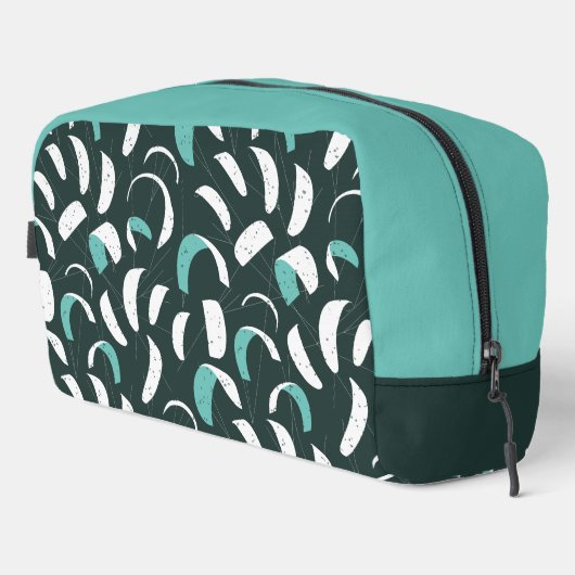 Kite Surfing Cool Blue Personalised Monogram Toilettasje (Rechterhoek)