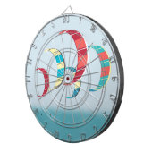 Kite Surfing Dartbord (Voorkant Rechts)