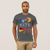 Kite Surfing Germany GER Flag T-shirt (Voorkant volledig)