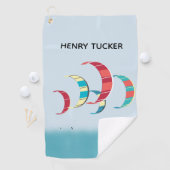 Kite Surfing Golfhanddoek (Insitu)