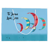 Kite Surfing Groot Cadeauzakje (Achterkant)