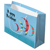 Kite Surfing Groot Cadeauzakje (Voorkant Gekanteld)