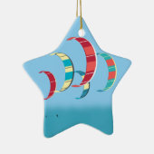 Kite Surfing Keramisch Ornament (Rechts)