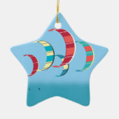 Kite Surfing Keramisch Ornament (Voorkant)