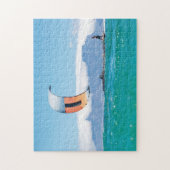 Kite Surfing Kitesurfing Zee Watersport zomer Legpuzzel (Verticaal)