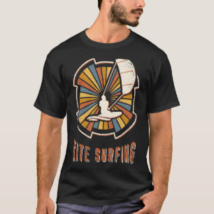Kite Surfing Klassic Retro Sport Love T-shirt