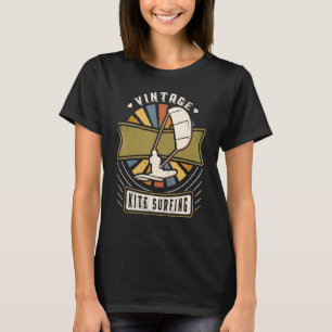 Kite Surfing Klassieke Retro Sports Love T-shirt