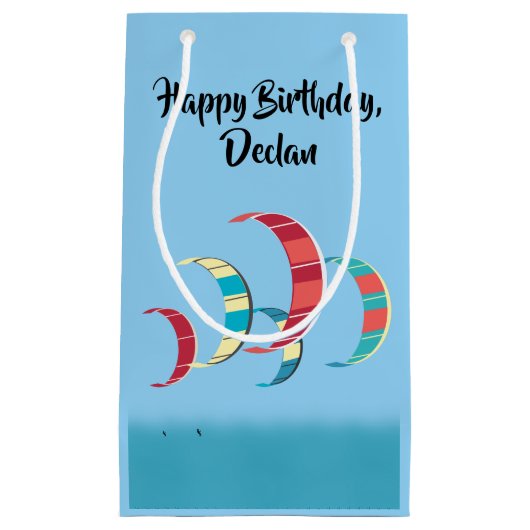 Kite Surfing Klein Cadeauzakje (Voorkant)