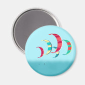 Kite Surfing Magneet (Voorkant / Achterkant)