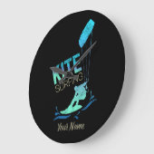 Kite Surfing met Kiteboard voor Kite Nerds Grote Klok (Hoek)