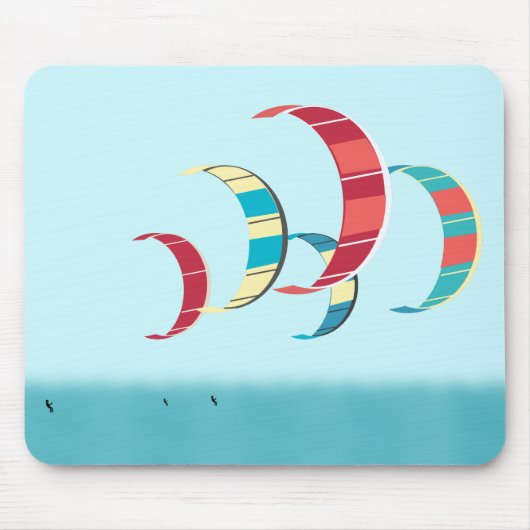 Kite Surfing Muismat (Voorkant)