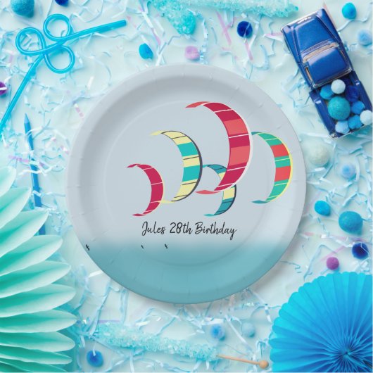 Kite Surfing Papieren Bordje (Feest)