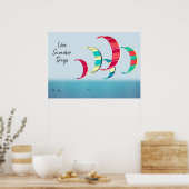 Kite Surfing Poster (Keuken)