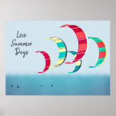 Kite Surfing Poster (Voorkant)