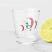 Kite Surfing Shot Glas (Voorkant)