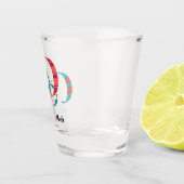 Kite Surfing Shot Glass met vakmanschap Glas (Rechts)
