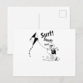 Kite Surfing Surfen im Wind Briefkaart (Voorkant / Achterkant)