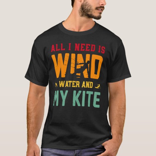 Kite Surfing T-shirt (Voorkant)