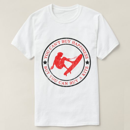 Kite surfing t-shirt (Design voorkant)