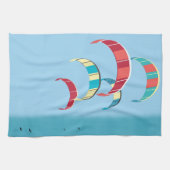 Kite Surfing Theedoek (Horizontaal)