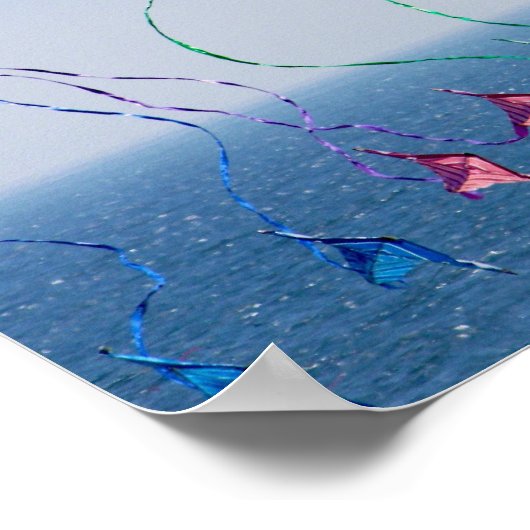 Kite-traails afdrukken poster (Hoek)