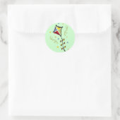 Kite Tshirts en Gifts Ronde Sticker (Tas)