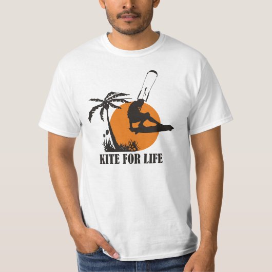 Kite voor het leven t-shirt (Voorkant)