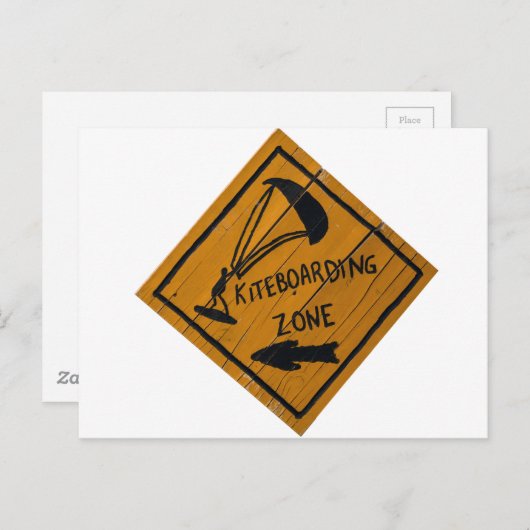 Kiteboard Briefkaart (Voorkant / Achterkant)