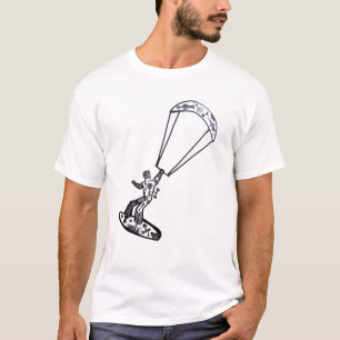 kiteboard kitesurf in de wereld van vandaag t-shirt