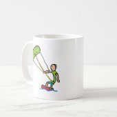 Kiteboarden Koffiemok (Voorkant links)