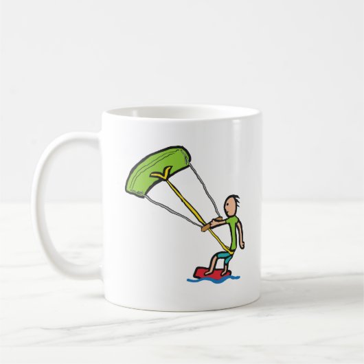 Kiteboarden Koffiemok (Links)