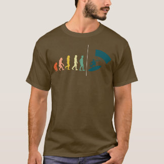 Kiteboarder Evolution Water Sports Gift Kiteboardi T-shirt