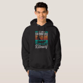 Kiteboarder Humor Get away Swimmers Funny Kitesurf Hoodie (Voorkant volledig)