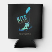 Kiteboarder Kite Surfing, Vintage keuesurfing Blikjeskoeler (Voorkant)