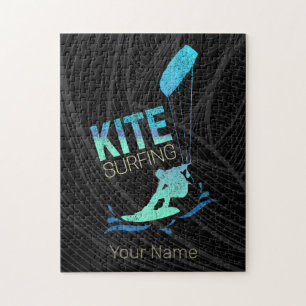 Kiteboarder Kite Surfing, Vintage keuesurfing Legpuzzel