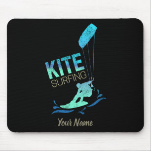 Kiteboarder Kite Surfing, Vintage keuesurfing Muismat